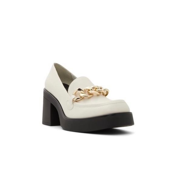 Platform Loafer with Block Heel - Picture 4 of 5